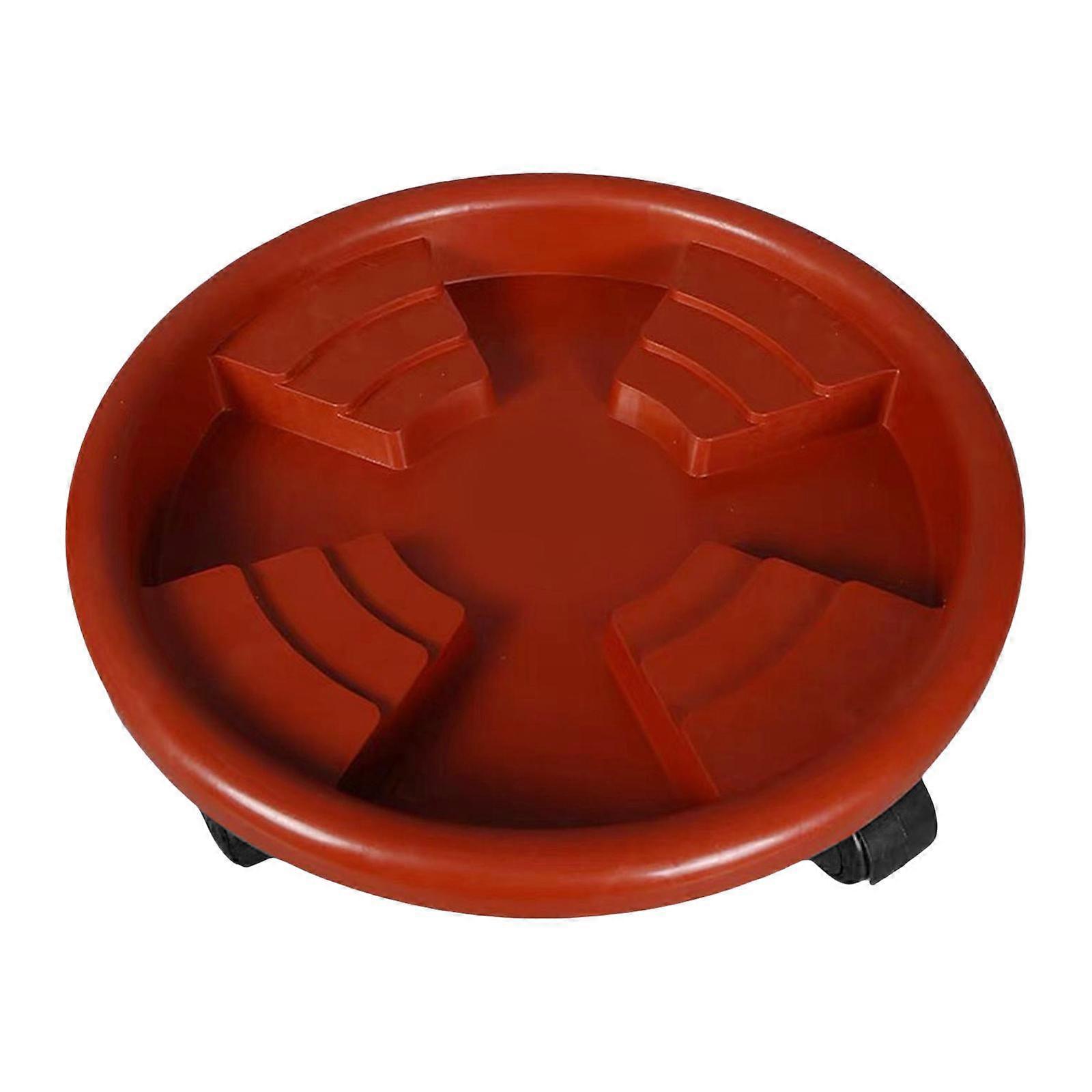 Supporto per piante con ruote universali Rulli rotondi per spostatori di vasi per interni esterni 25 cm