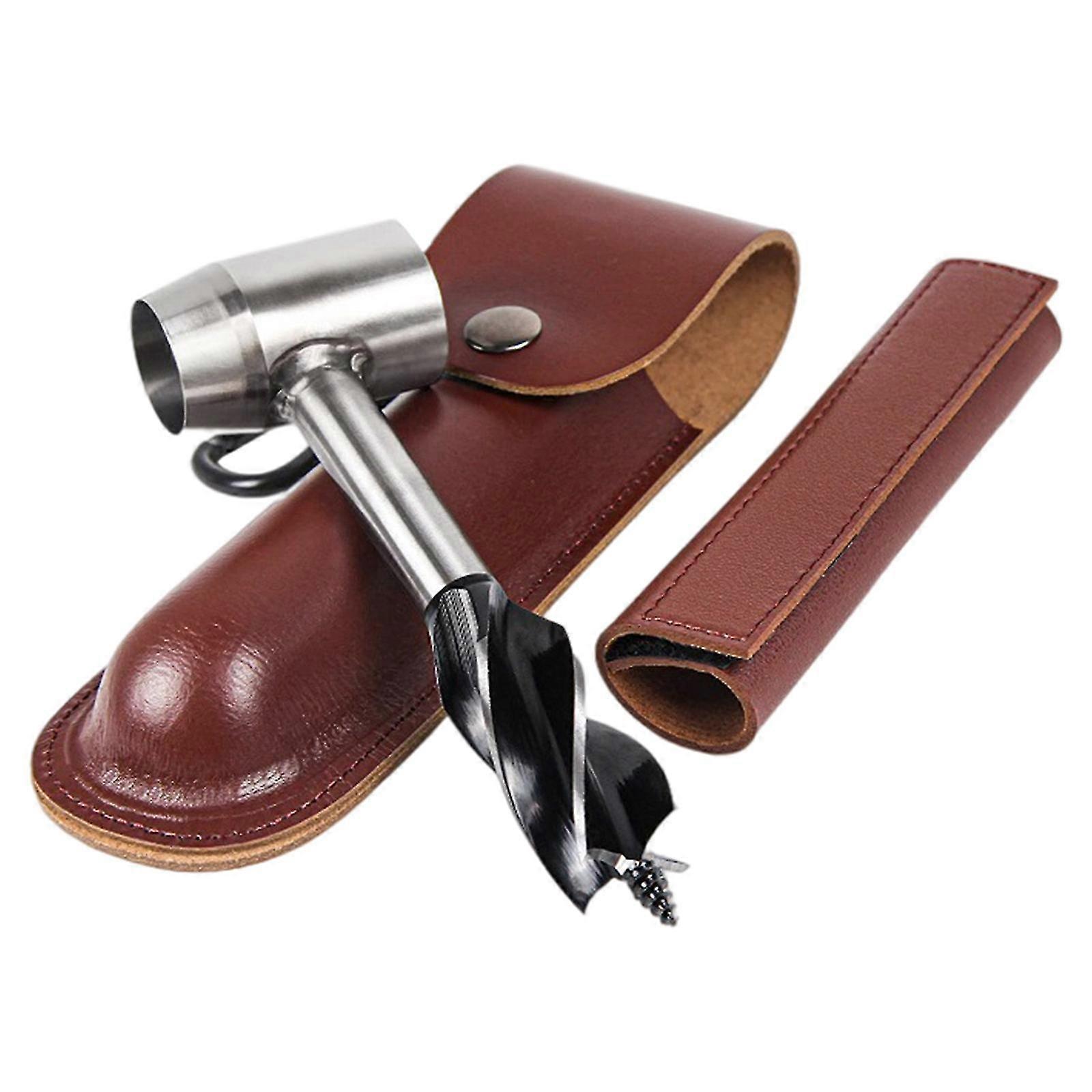 Multifunctional Survival Settlers Tool Bushcraft Hand Auger Wrench Wood Drill Peg And Manual Hole Maker Multittool Chumian