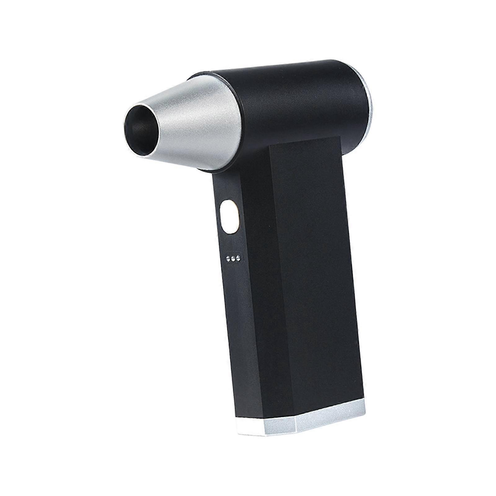 Cordless Electric Compressed Air Duster Versatile Lightweight Jet Dry Blower Black