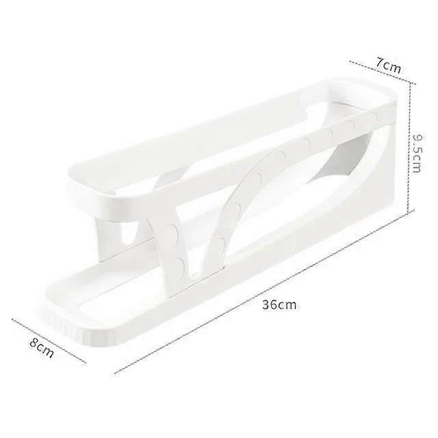 Automatic Scrolling Egg Rack Holder Storage Box Egg Basket Container Organizer Rolldown Refrigerator Egg Dispenser For Kitchen