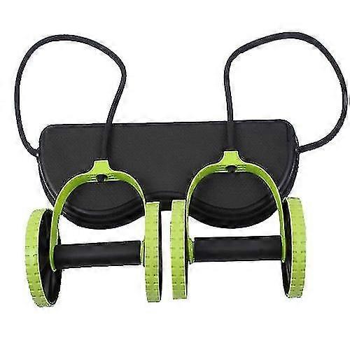 Multifuncional hogar muscle exercise doble rueda Ab Roller Trainer