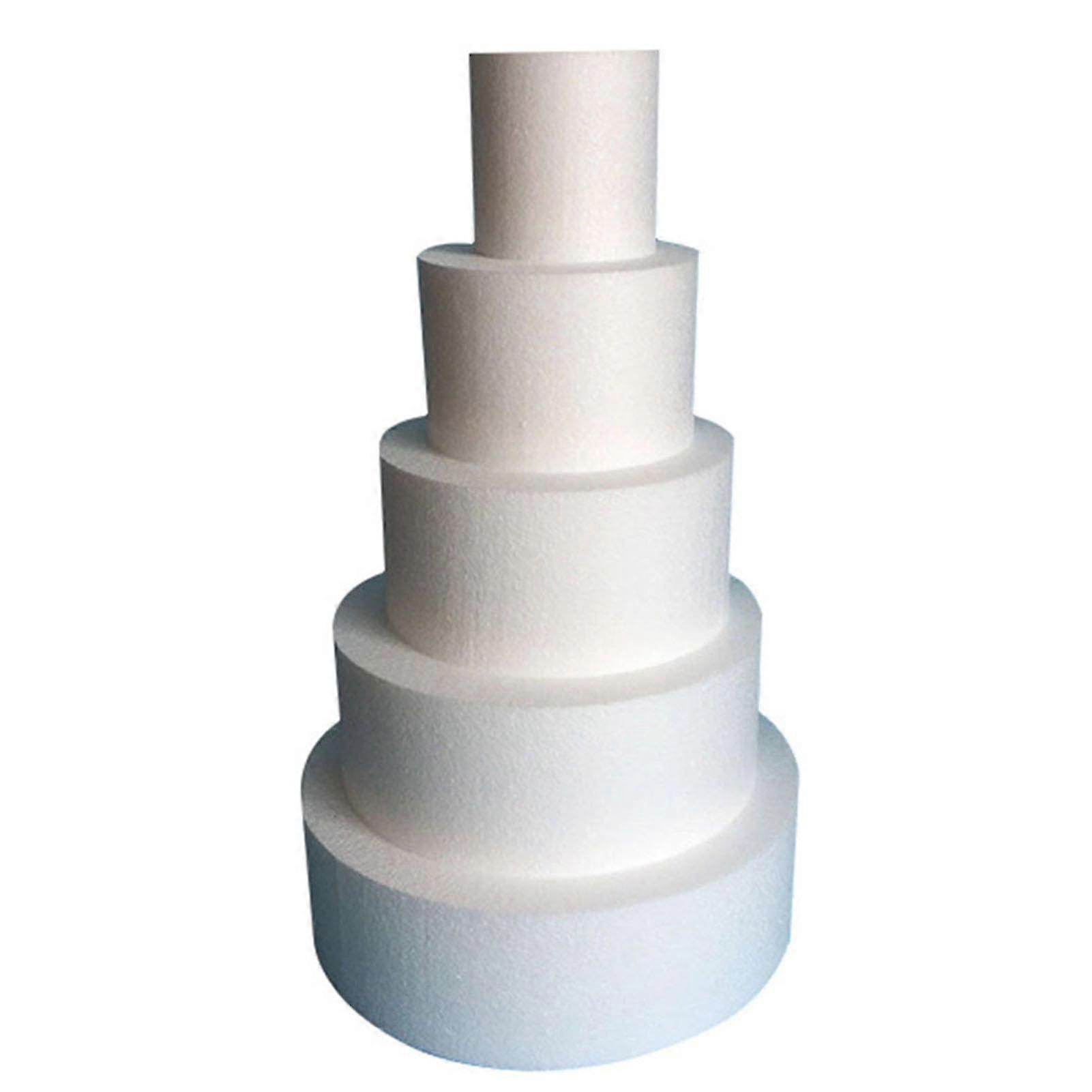 Cake Dummy Diy Round Shape Foam Multipurpose Cake Mold For Kitchen