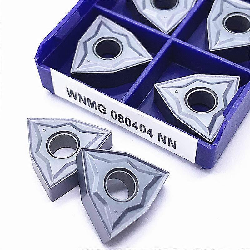 10PCS WNMG080404 NN LT10 External Turning Inserts Carbide Turning Tool CNC Lathe Tools WNMG 080404 Cutting tool