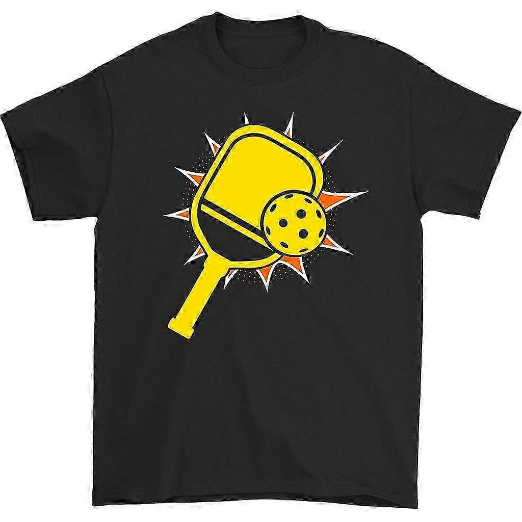 Pickleball Paddle Ball Crew Neck T-Shirt