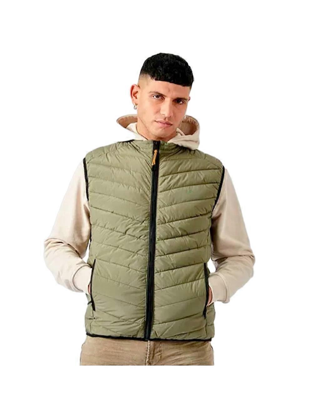 Men's Kaporal Sona Sleeveless Down Jacket Khaki