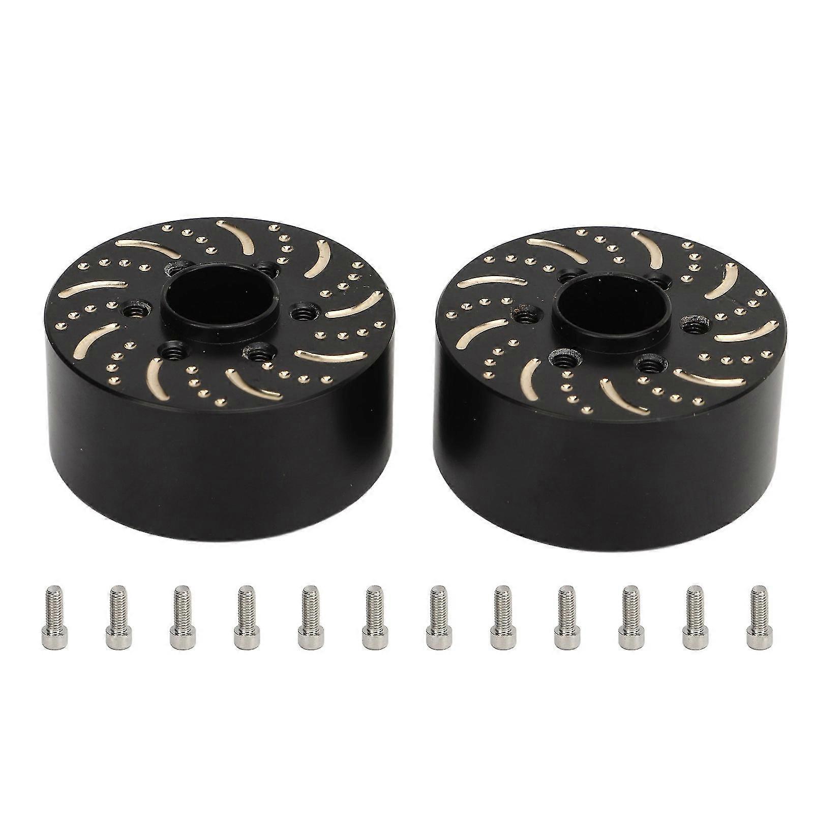 2024 Ny, mässing Hjulvikter Mässing 6-håls hjul Hex Hub Adapter Vikt För 1,9 tum 2,2 tum Beadlock Fälg 18,5 mm