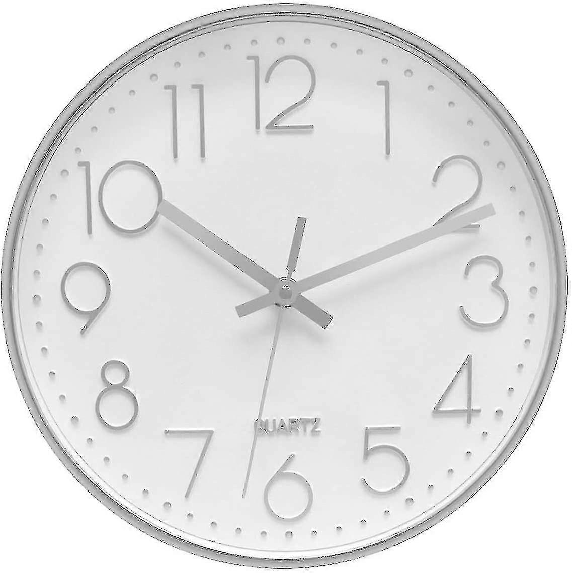 Wall Clock 12 Inch Silent No Tick Wall Clock  TA