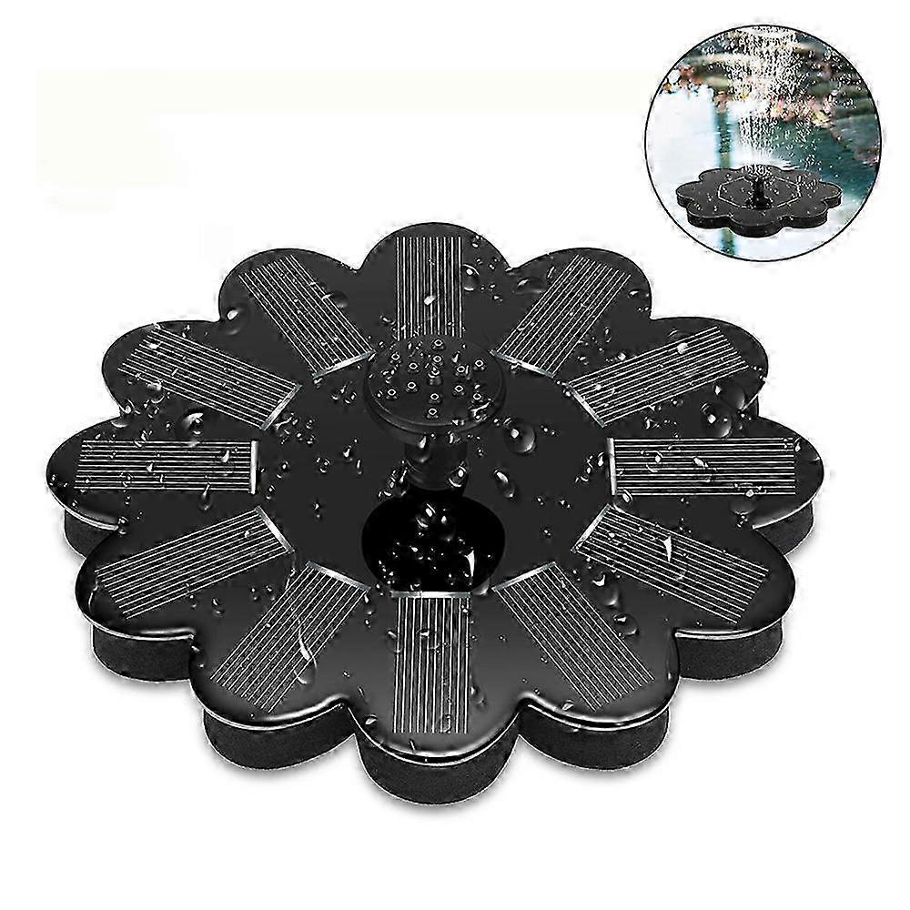 Solar Fountain, Otutun Solar Pond Pump With 1.5 W Solar Panel Solar Fountain, Solar Floating Fountain Pump With 4 Fountain Styles For Mini Pond, Garde