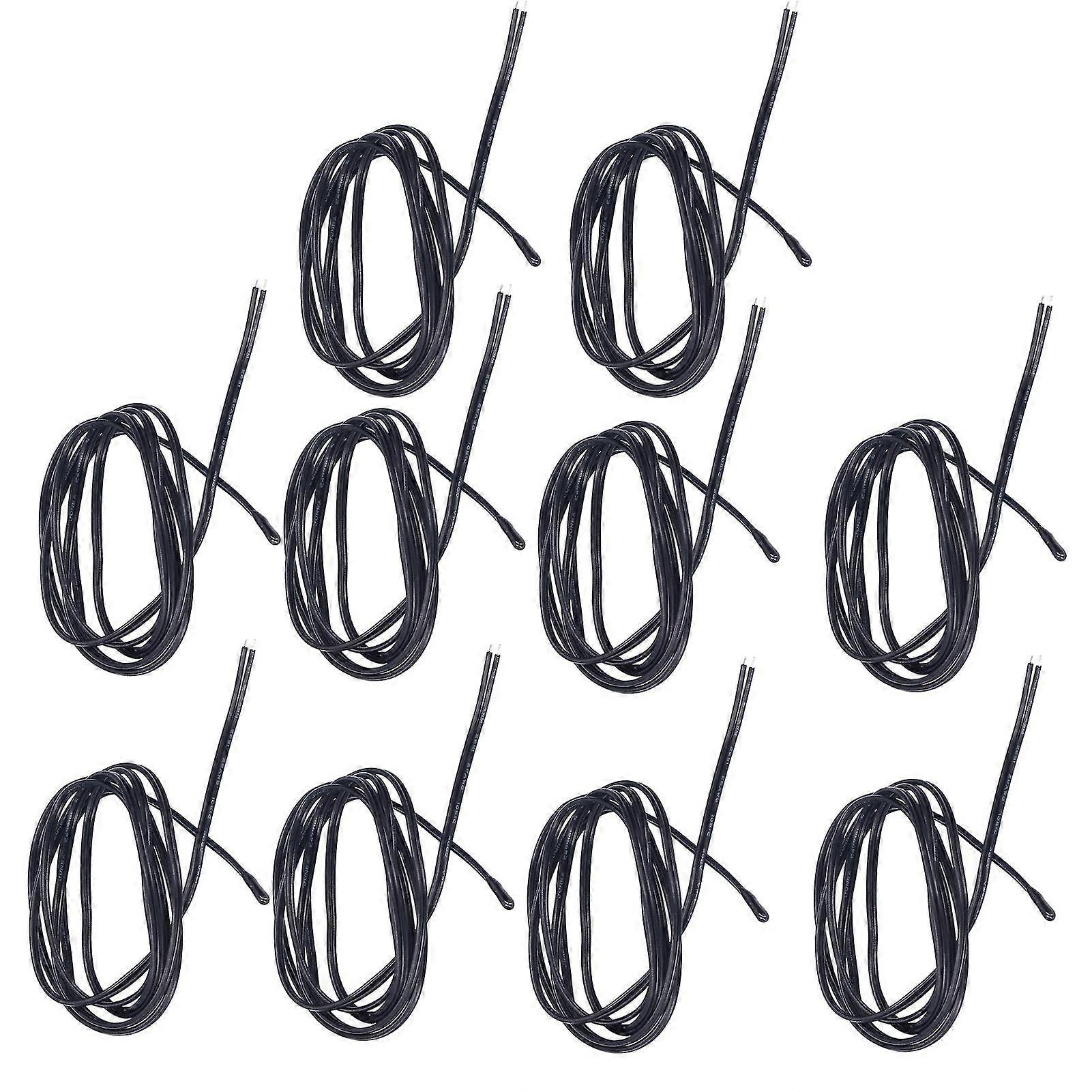 10Pcs NTC Thermistor Sensor PVC Epoxy Resin NTC Temperature Probe for Home Appliances High Accuracy 1m5K B3950