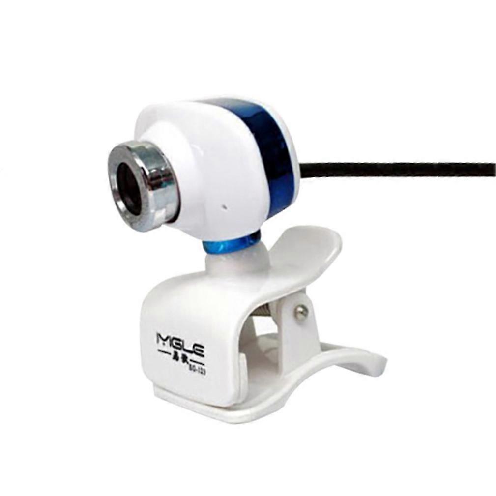 USB 2.0 480P Computer Camera Laptop Computer Clip-on USB Rotatable Night Vision HD Webcam Video Online Class With MIC