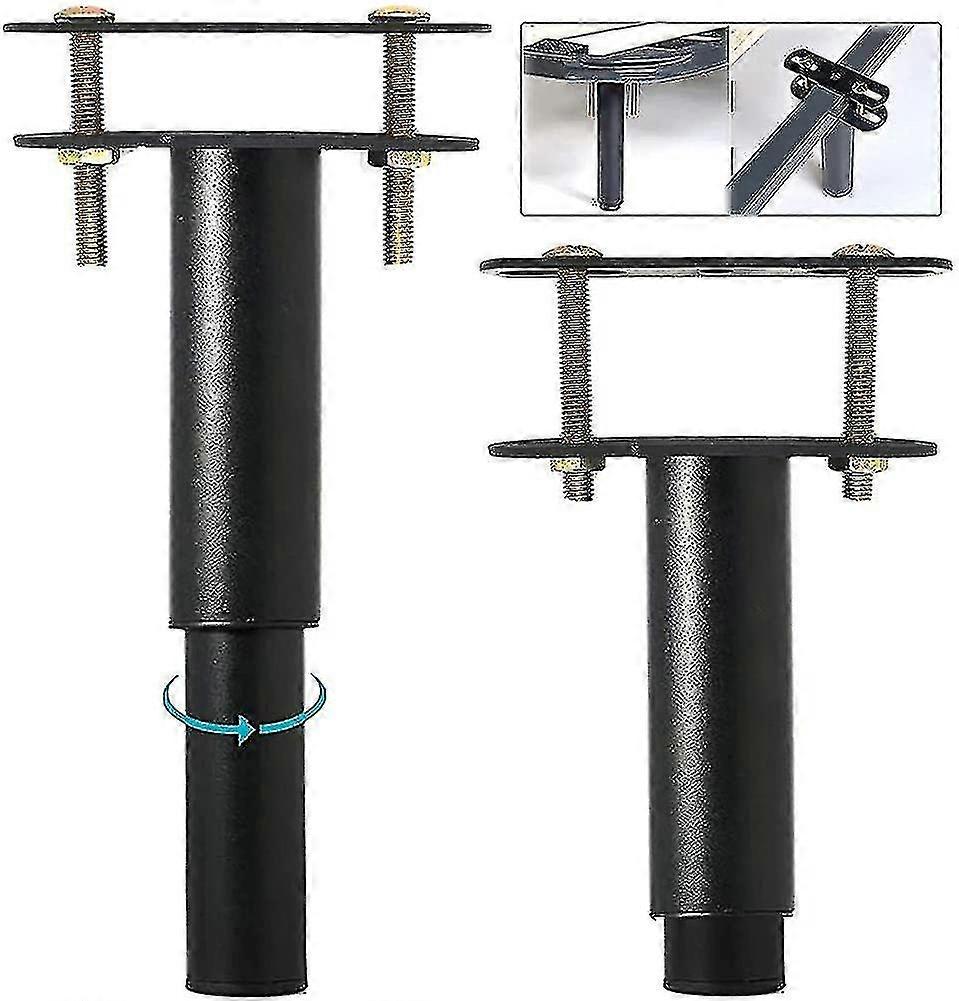 2 Pieces Adjustable Height Center Support Legs For Bed Frame, Bed Center Slats Are Heavy