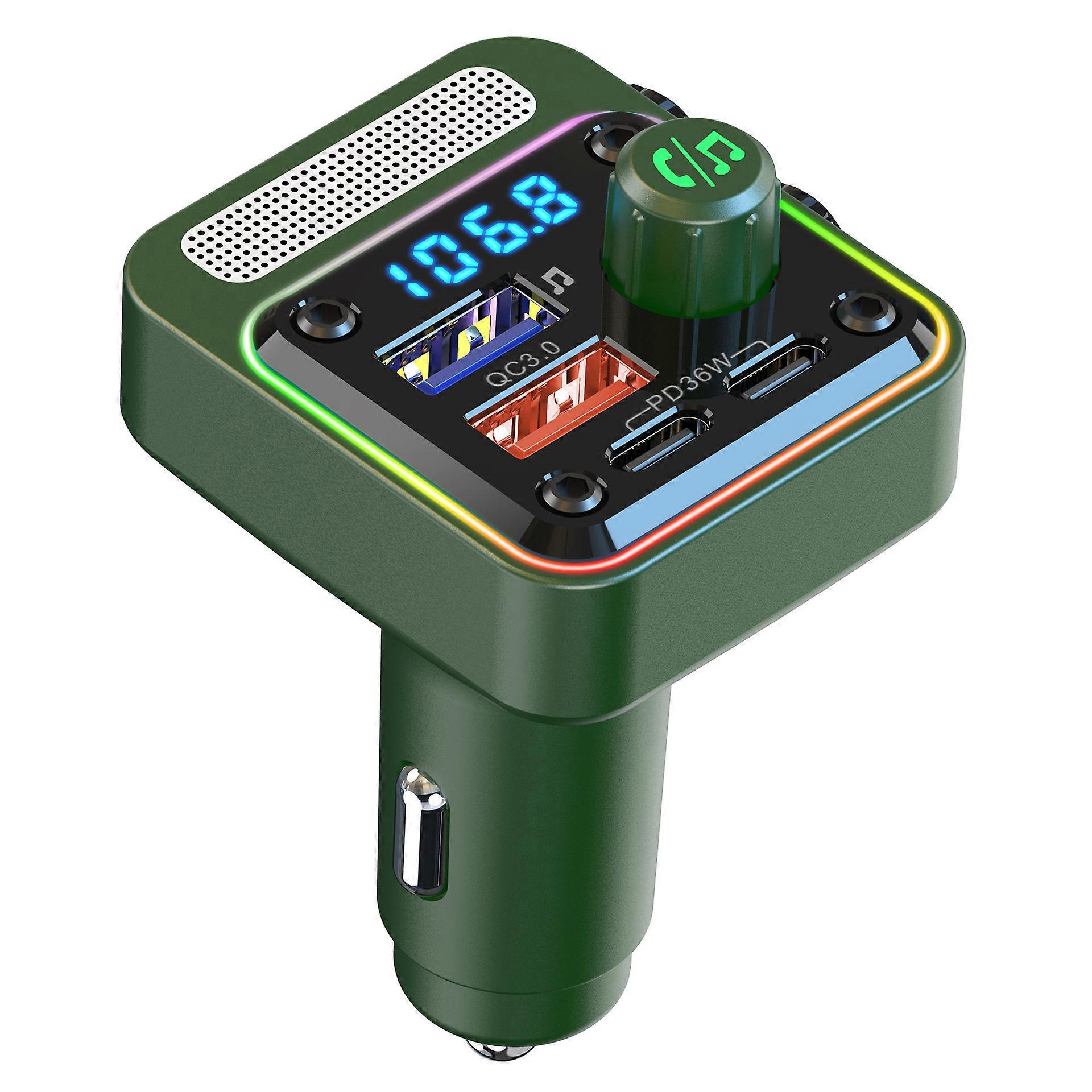 Car Bluetooth FM Transmitter Bluetooth V5.0