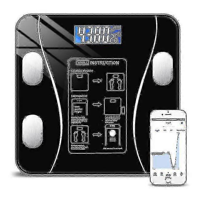 Smart Body Fat Scale Connection Bluetooth Electronic Weight Scale Body Composition Analyzer Bascula Digital Bathroom Floor Scale