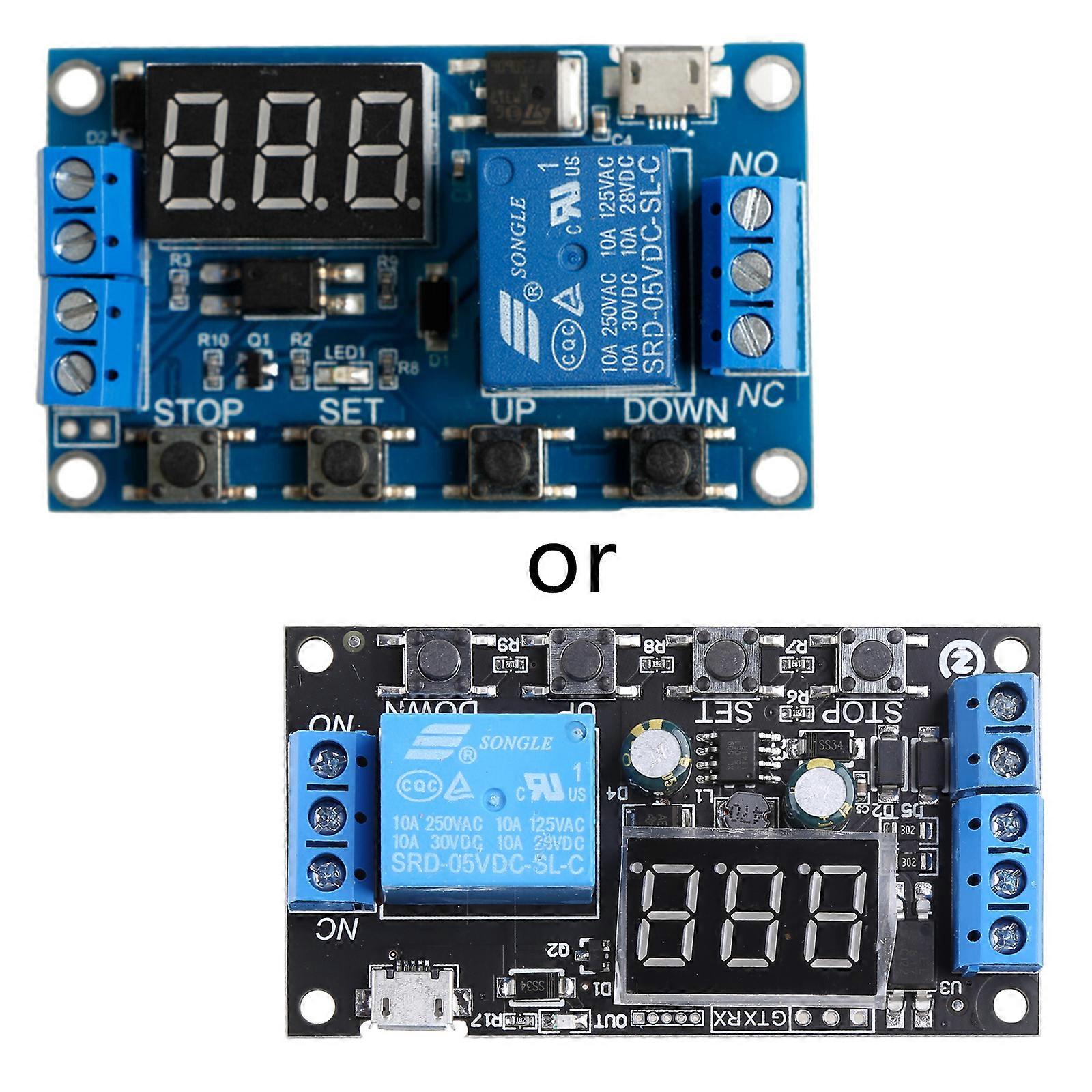 6-30V Relay Module Switch Trigger for Time Delay Circuit Timer Cycle Adjustable