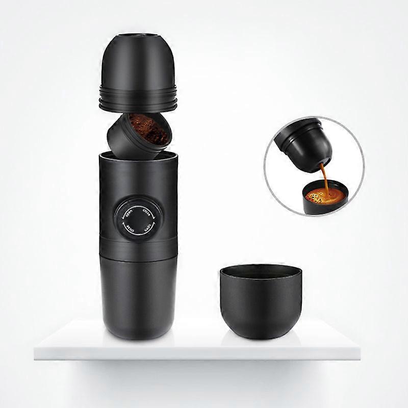 Portable coffee maker, 70ml manual coffee maker, mini ground coffee maker, portable, espresso maker