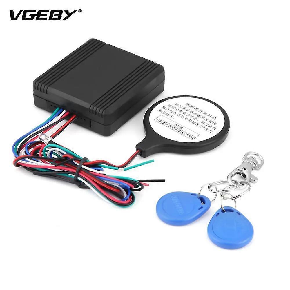 Universal Motorcycle Scooter Anti-Theft Security Remote Control Engine Start Sensor Motorcycle ID Card Inductive Concealed Lock