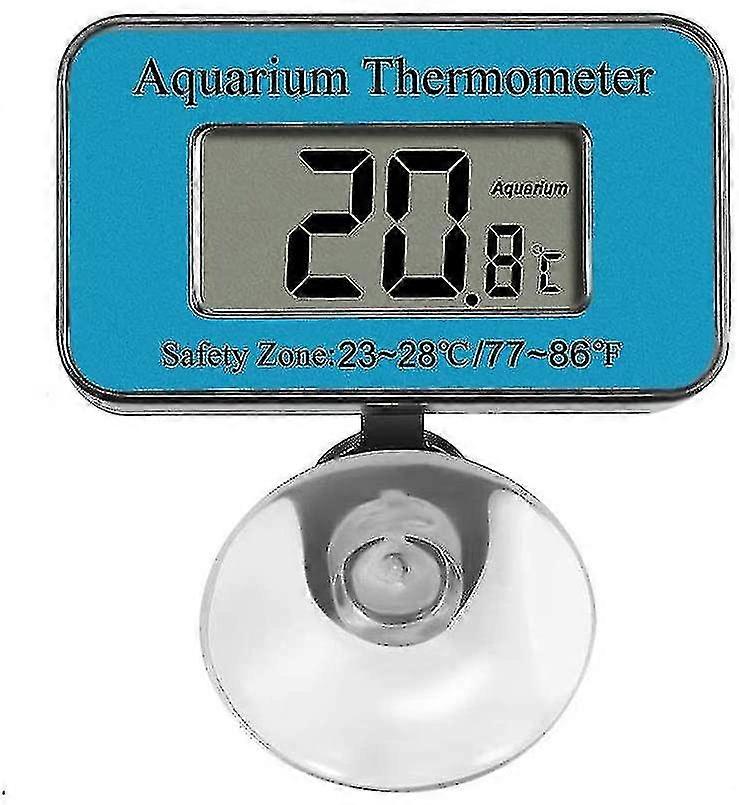 Electronic Lcd Digital Display Diving Aquarium Fish Tank Waterproof Thermometer With Suction Cup