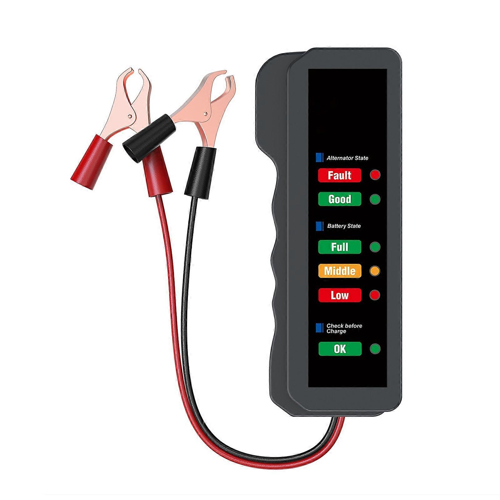12V LCD Display Car Battery Digital Tester Detection Device Automobile Accessory