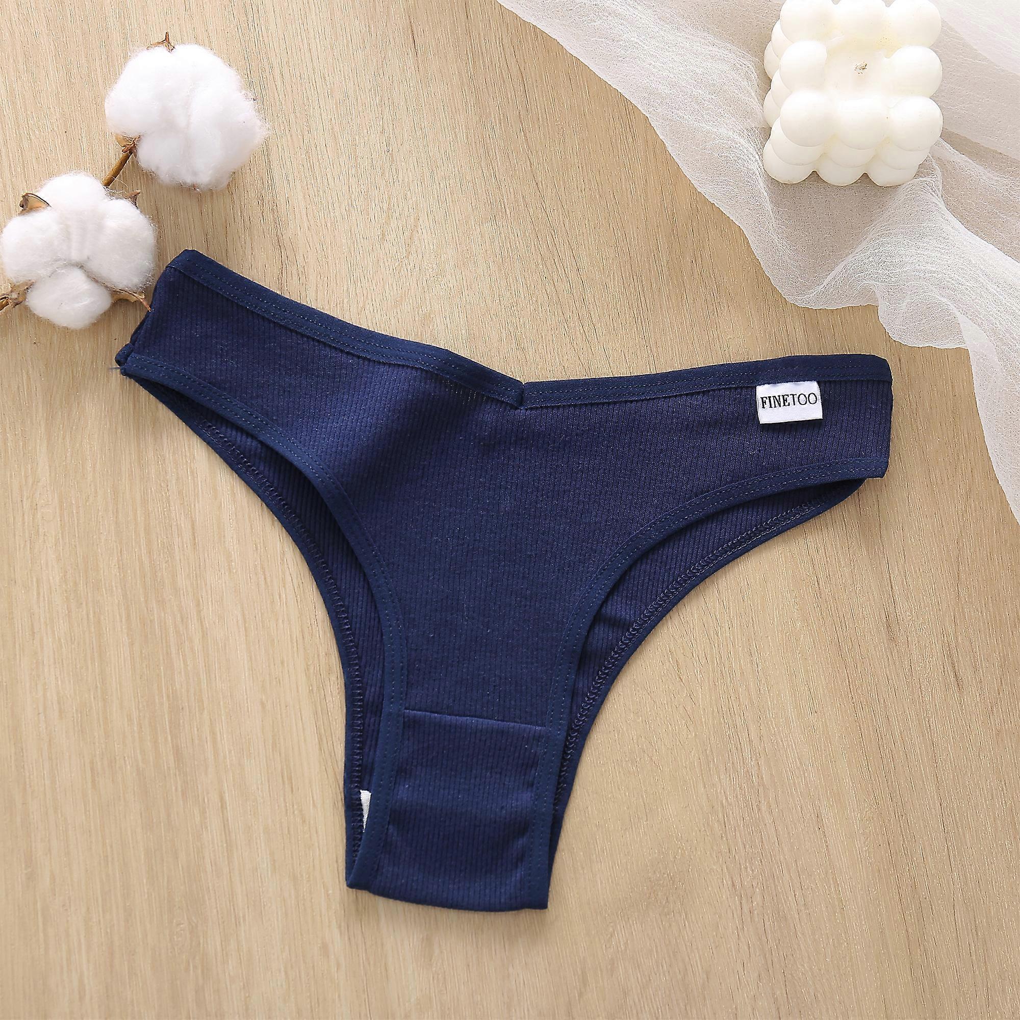 Női pamut fehérnemű Női tangák Szexi fehérnemű Alacsony szárú alsónadrág Női bugyi Brazil nadrág Bikini rövidnadrág M-XL #5