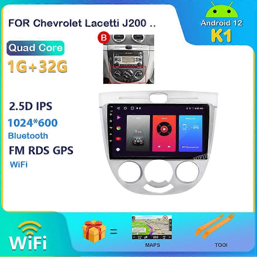 For Chevrolet Lacetti J200 2004-2013 For Buick Excelle Hrv Car Radio Multimedia Video Player Navigation GPS Android No 2din dvd
