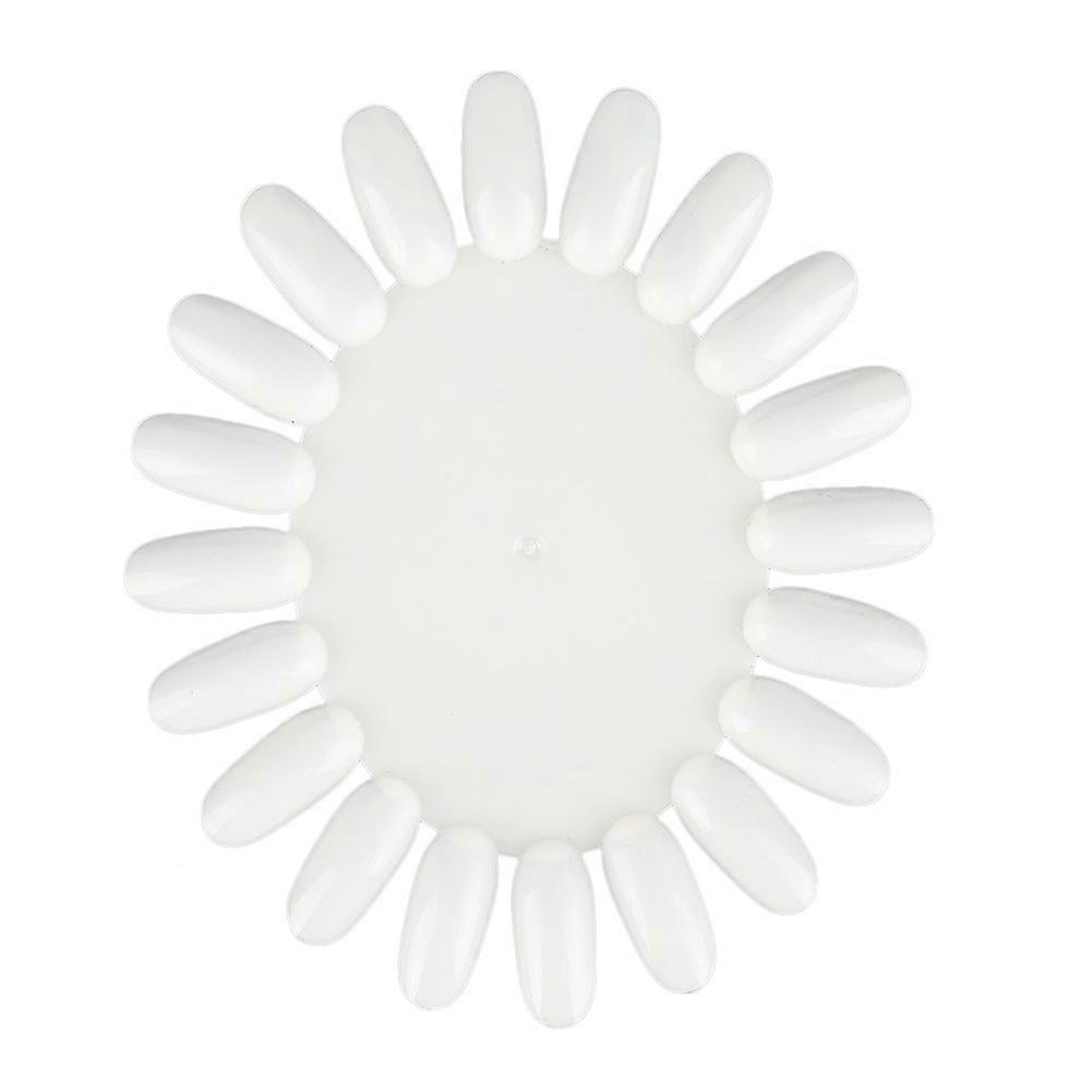 20 Colors Nail Art Acrylic False Tip Practice Round Wheel Mould DIY Display Tool QinHai