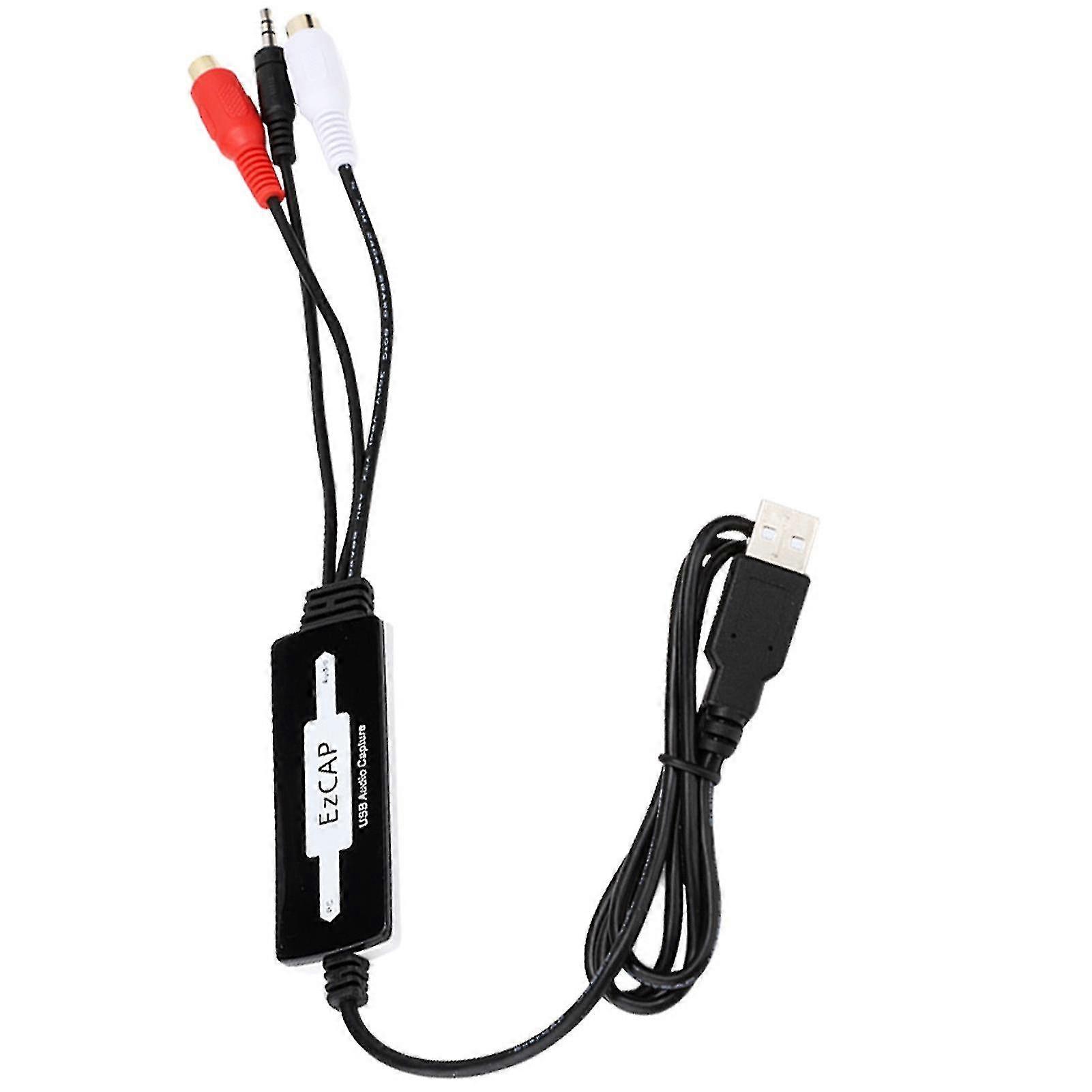 Hih Quality USB Stereo Audio Capture Card with 3.5mm Interface