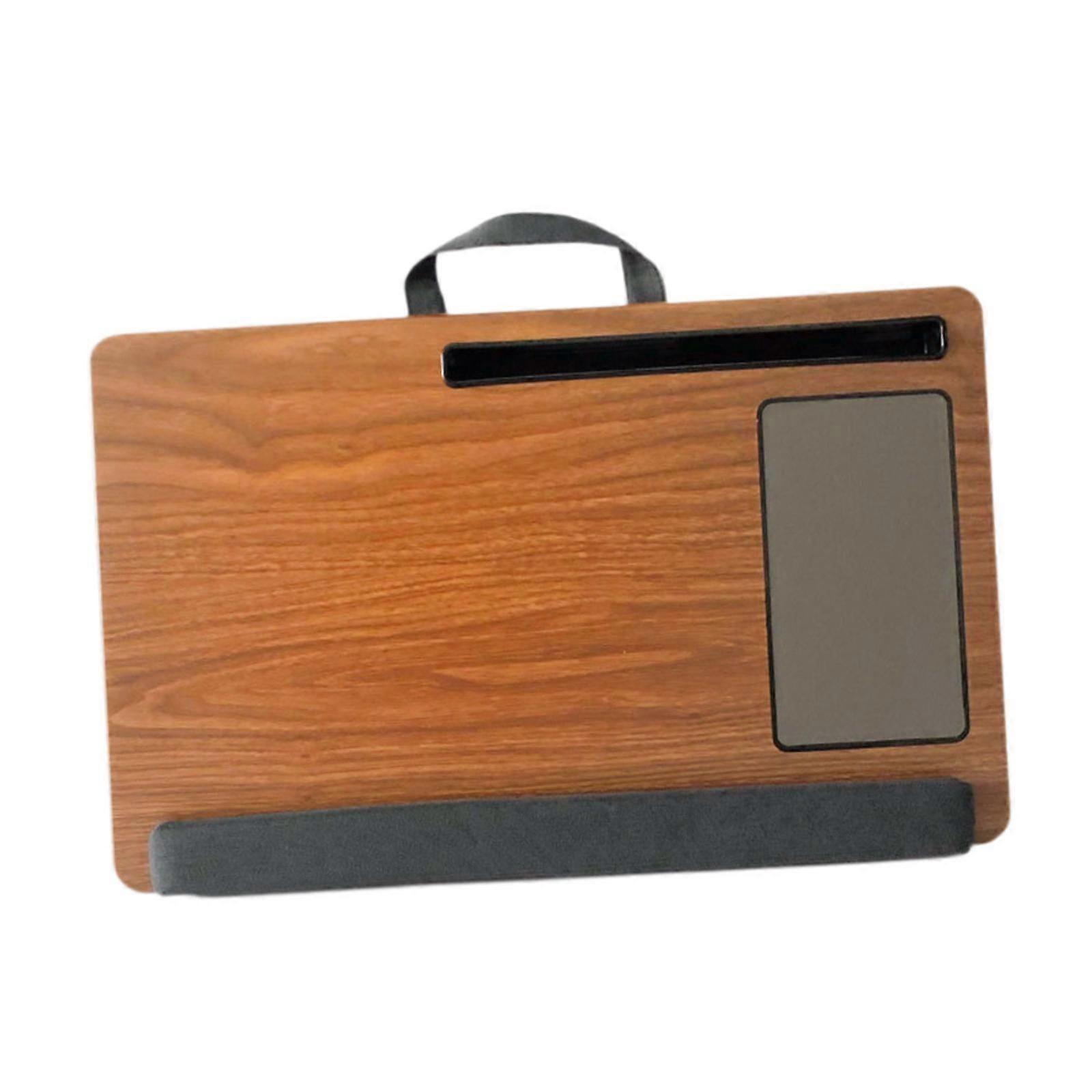 Laptop-Bett Computer-Schreibtisch Schreibtablett Holz Laptop-Schreibtisch für Home-Office-Knie