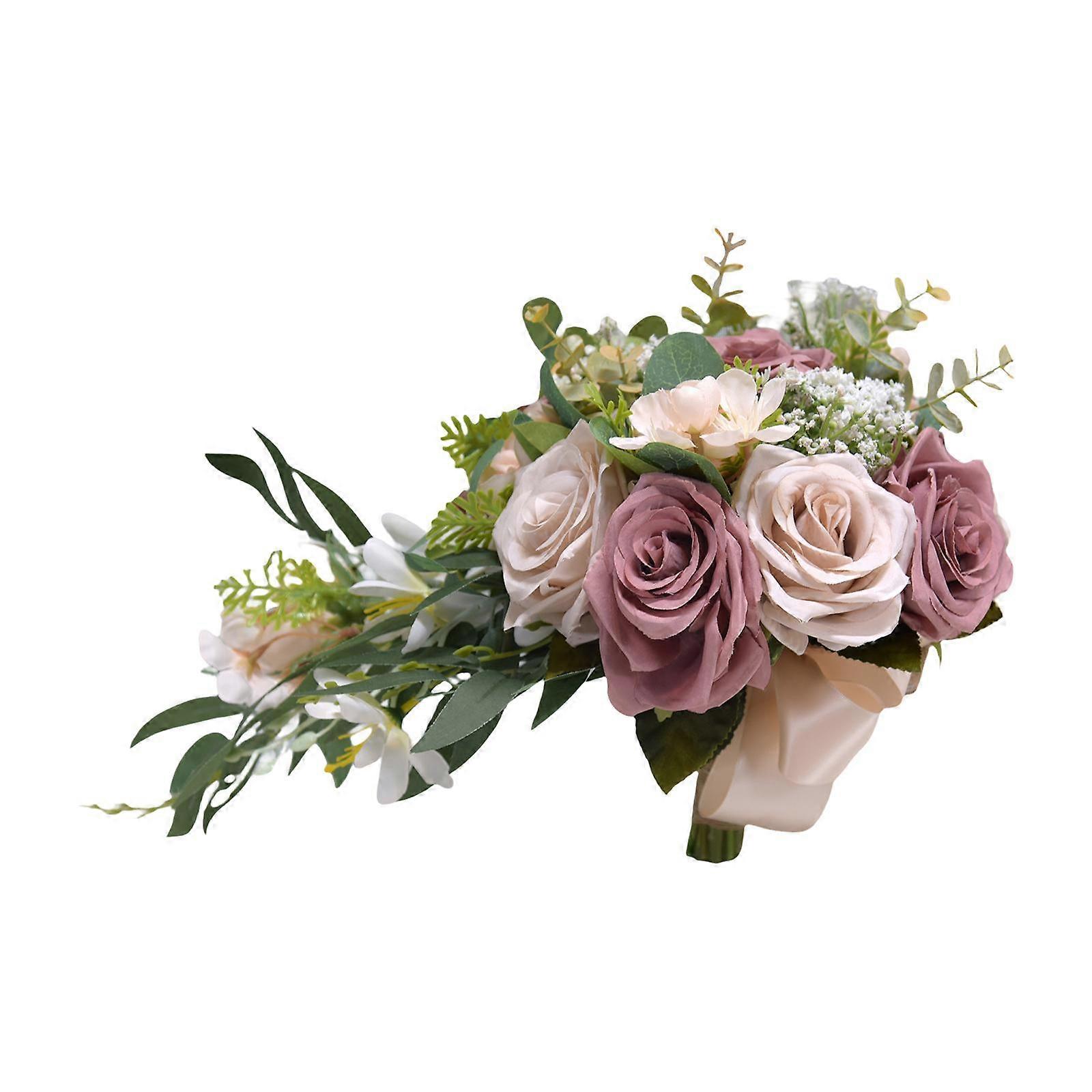 Brudebukett med brudebukett til fest, rød