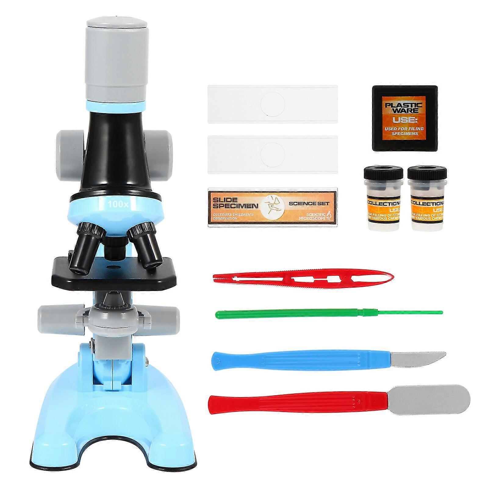 1 Set Student Microscope Simple Biological Magnifier Science Educational Tool