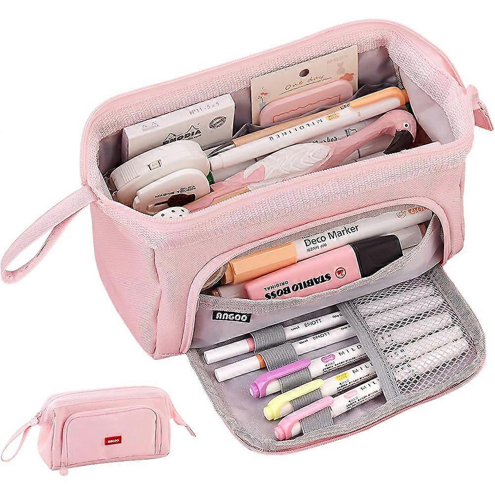 Federmppchen Mppchen Gro mit Griff Federmppchen Mdchen Junge Bleistiftetui Schulbedarf Schreibwaren Schreibtisch Organizator fr Kinder Studenten Erwachs