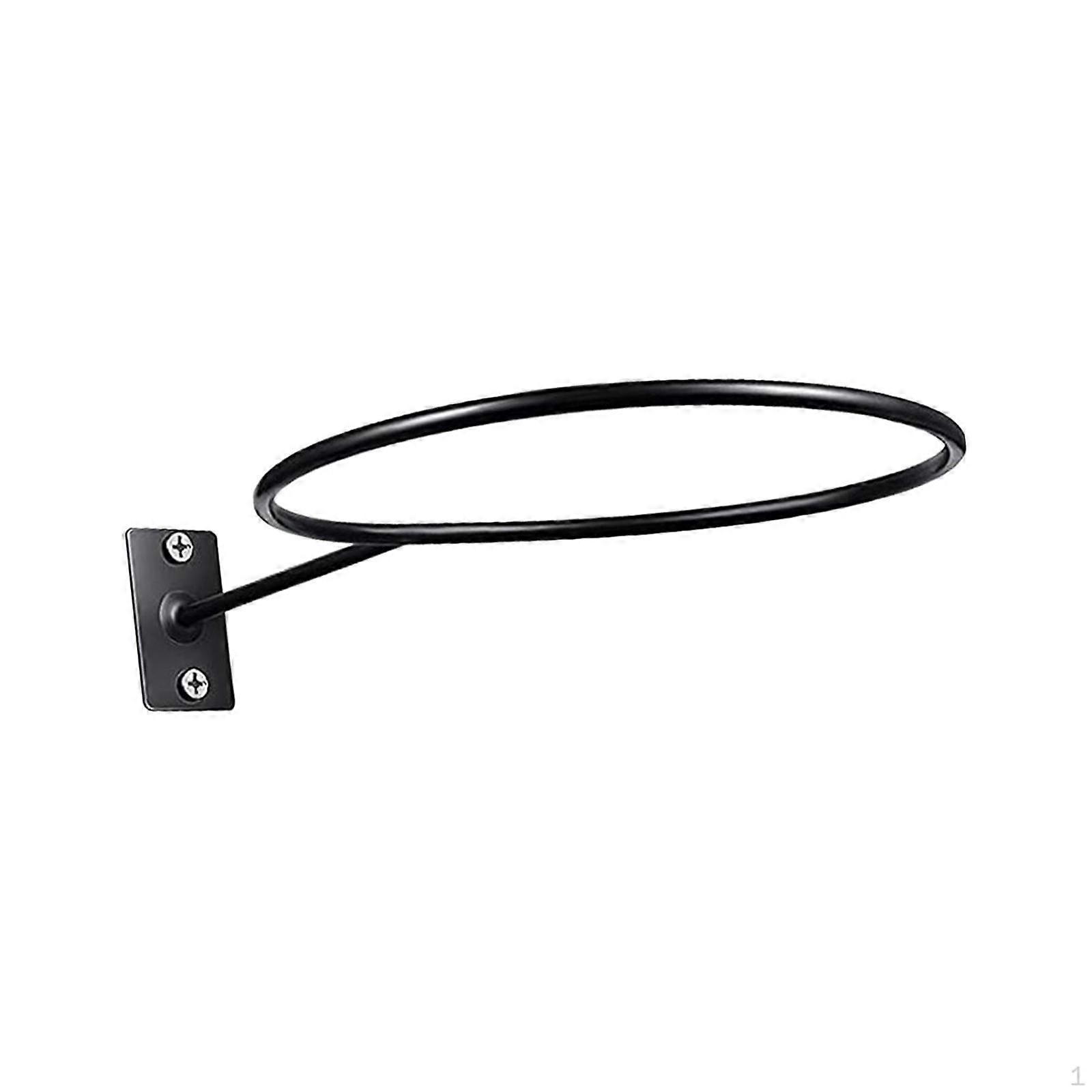 Sports Ball Holder Wall Mount Display Rack Universal Metal for Basketball