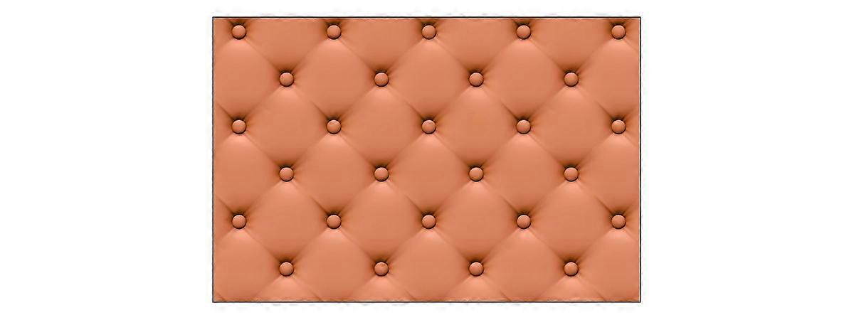 Mural de parede do quarto Abstrato de efeito 3D de couro acolchoado