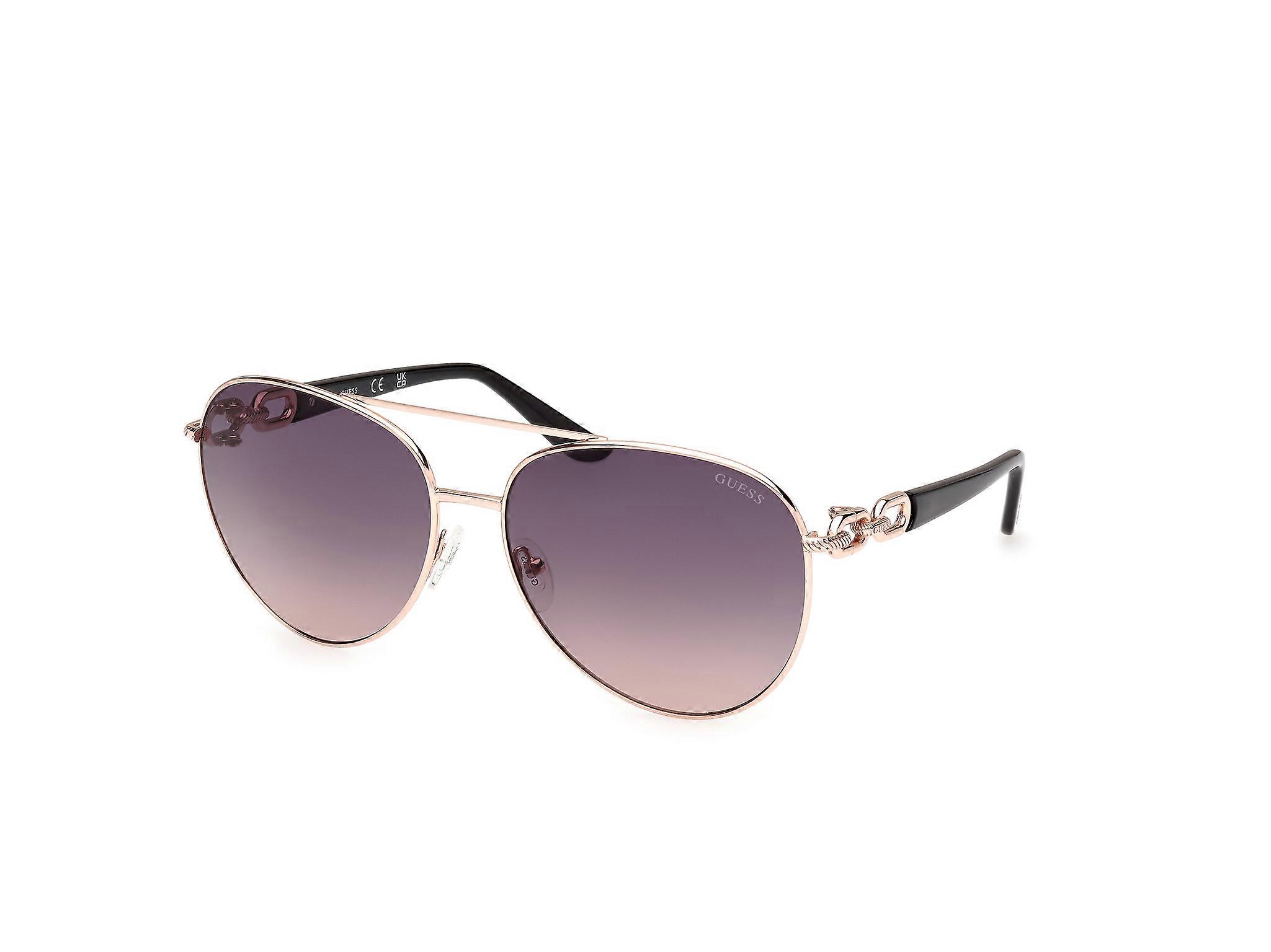 Sunglasses Guess GU00158 28B shiny rose gold 61/15/130 WOMAN