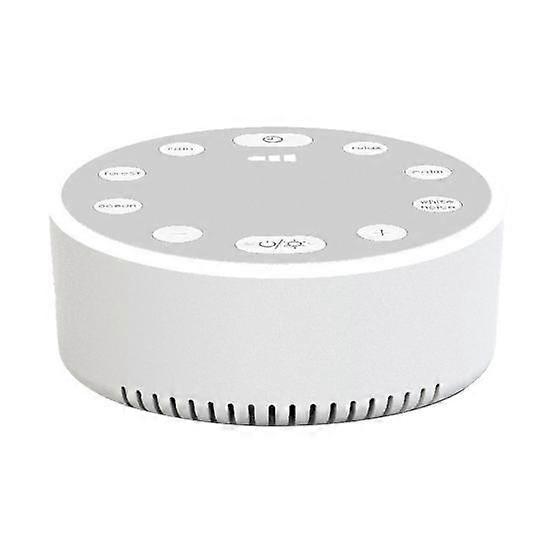 White Noise Sound Machine Lautstärke einstellbare Speicherfunktion Mehrere Schlaf-Soundeffekte Kompakte Größe Tragbares White Noise Maker Schlafhilfegerät