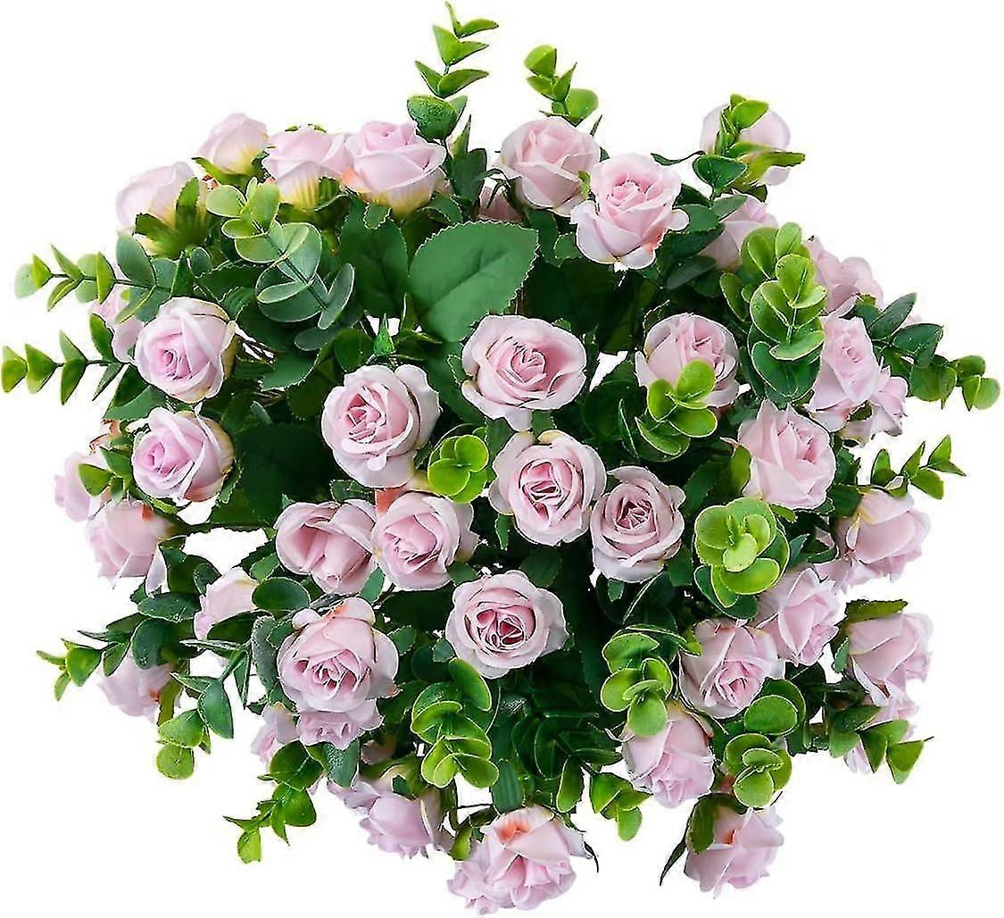 Artificial Flowers Fake Silk Rose Bouquet Decoration