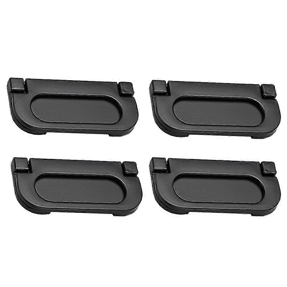 4 Pcs Cabinet Door Knobs Recessed Door Handles Cabinet Handles Metal Drawer Pulls Furniture Drawer Knobs