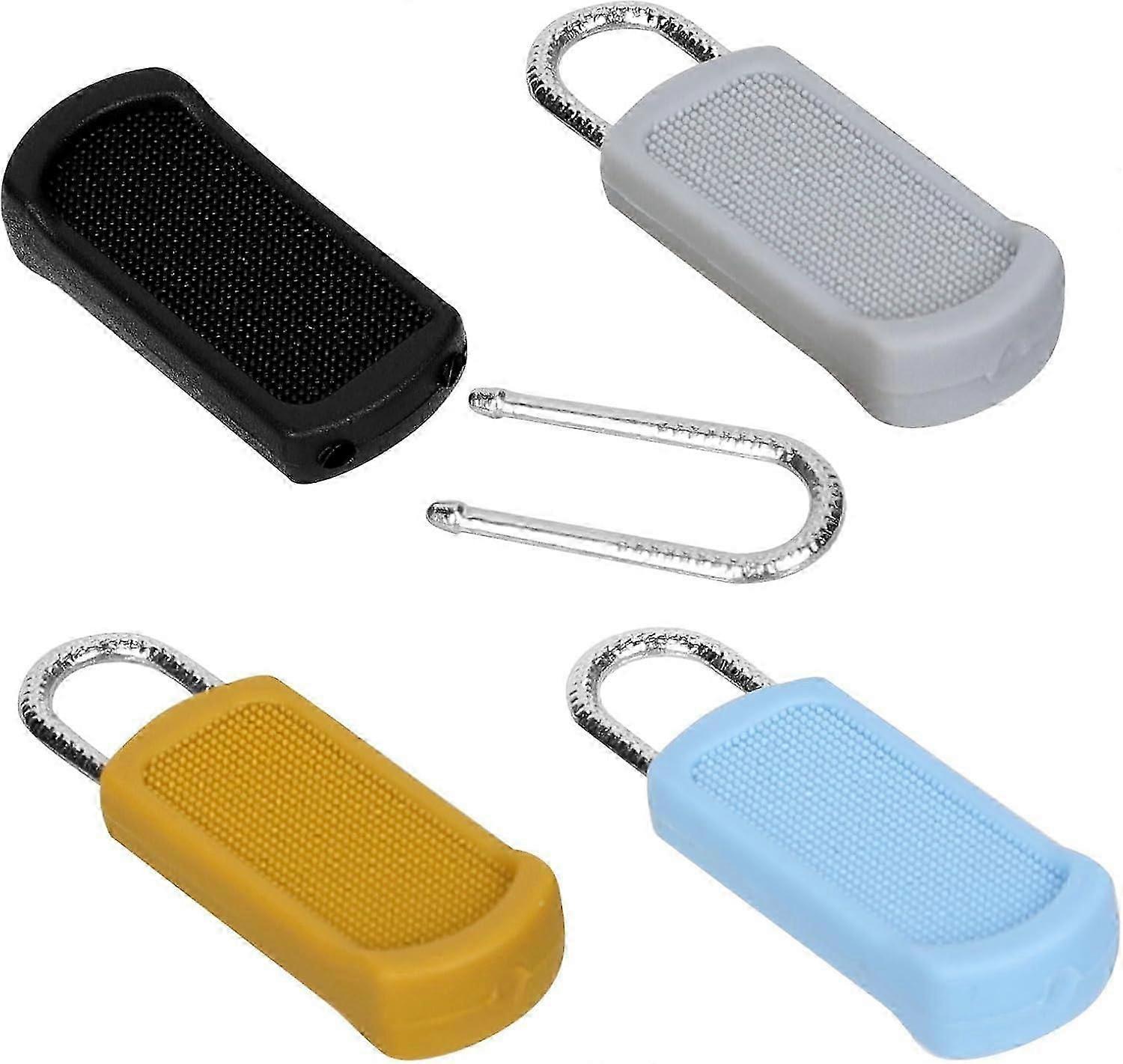 4pcs Zipper Pull Replacement, Detachable Plastic Small Zipper Pull Tab Luggage