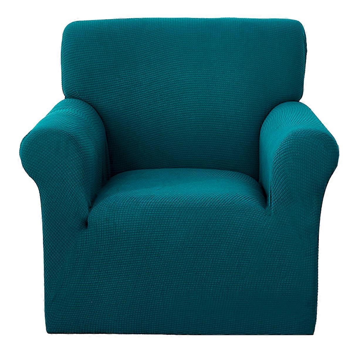 Sofa cover - single sofa (between 90 and 140 cm) - sapphire blue
