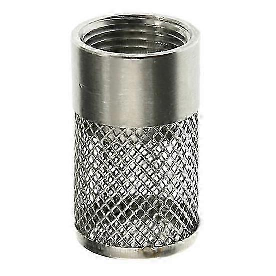 Inlet Suction Strainer Stainless Steel Garden Hose Inlet Filter Mesh Easy Install Intake Hose Pickup Filter Head for Irrigation Water Pump Filter