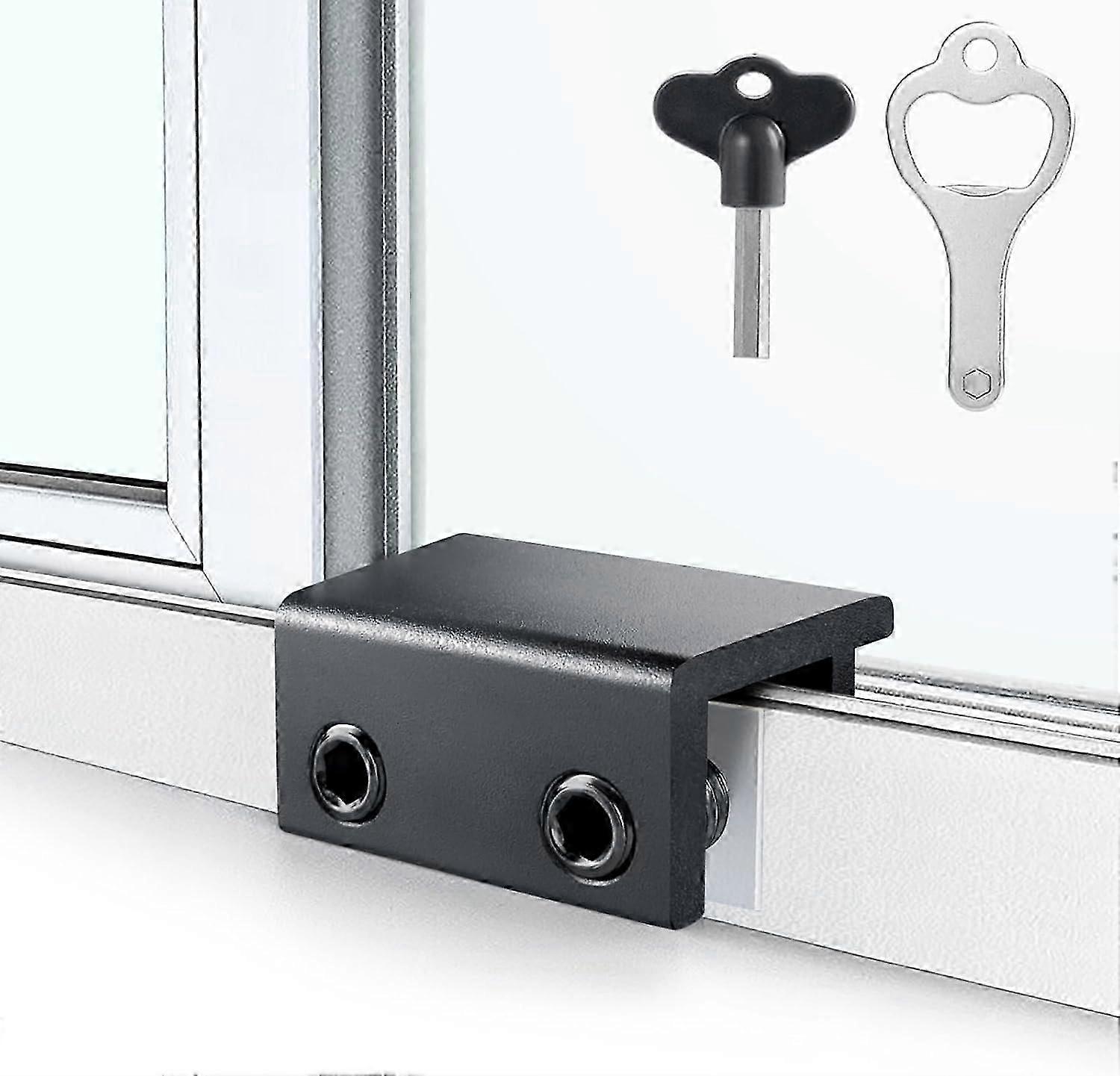 unique Window Locks,4 Pack Sliding Window Locks With Key for Vertical & Horizontal