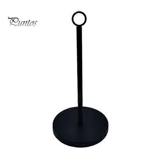 Stainless Steel Paper Towel Holder with Weighted Anti-Slip Base Polished Surface Rustproof Corrosion Resistant Paper Towel Holder Stand
