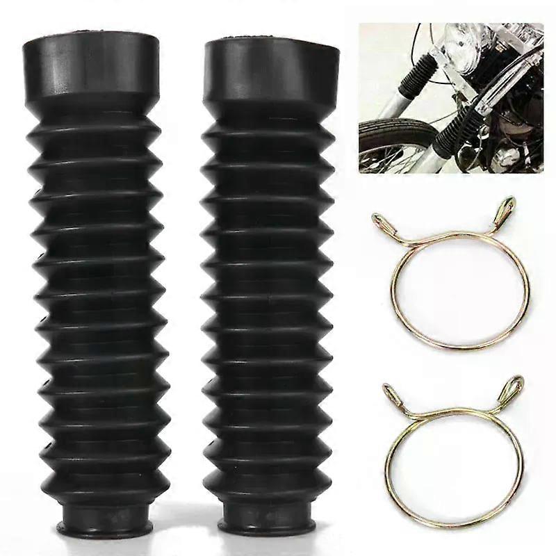 Universal Motorcycle Front Fork Cover Accessories Assembled Durable Dust Jacket With Engine Shock Absorber