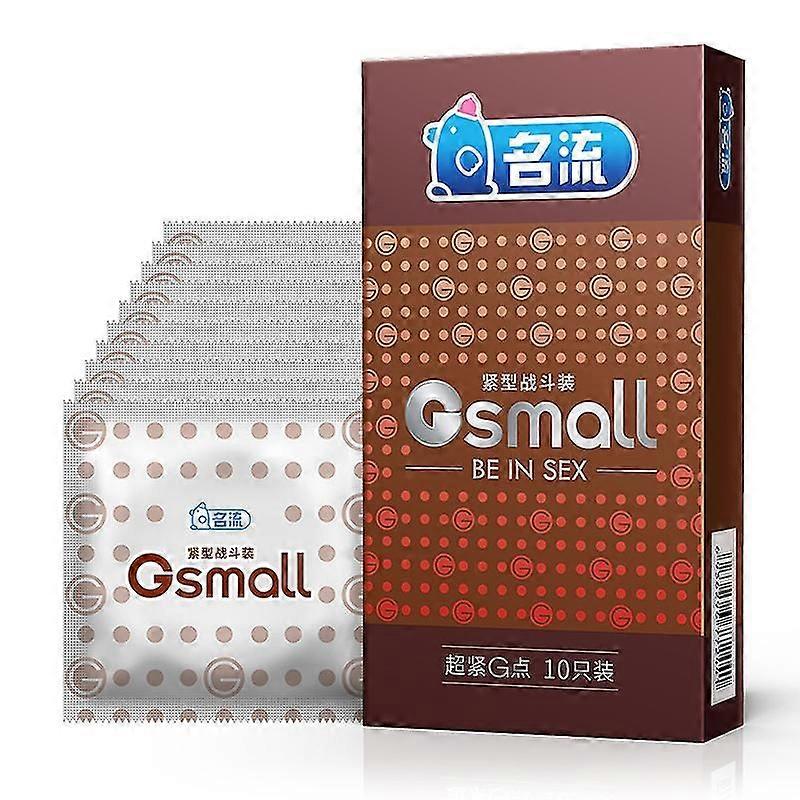10Pcs Small Size Ultra Thin Latex Condom Men Products Tight Condoms 45mm Spike