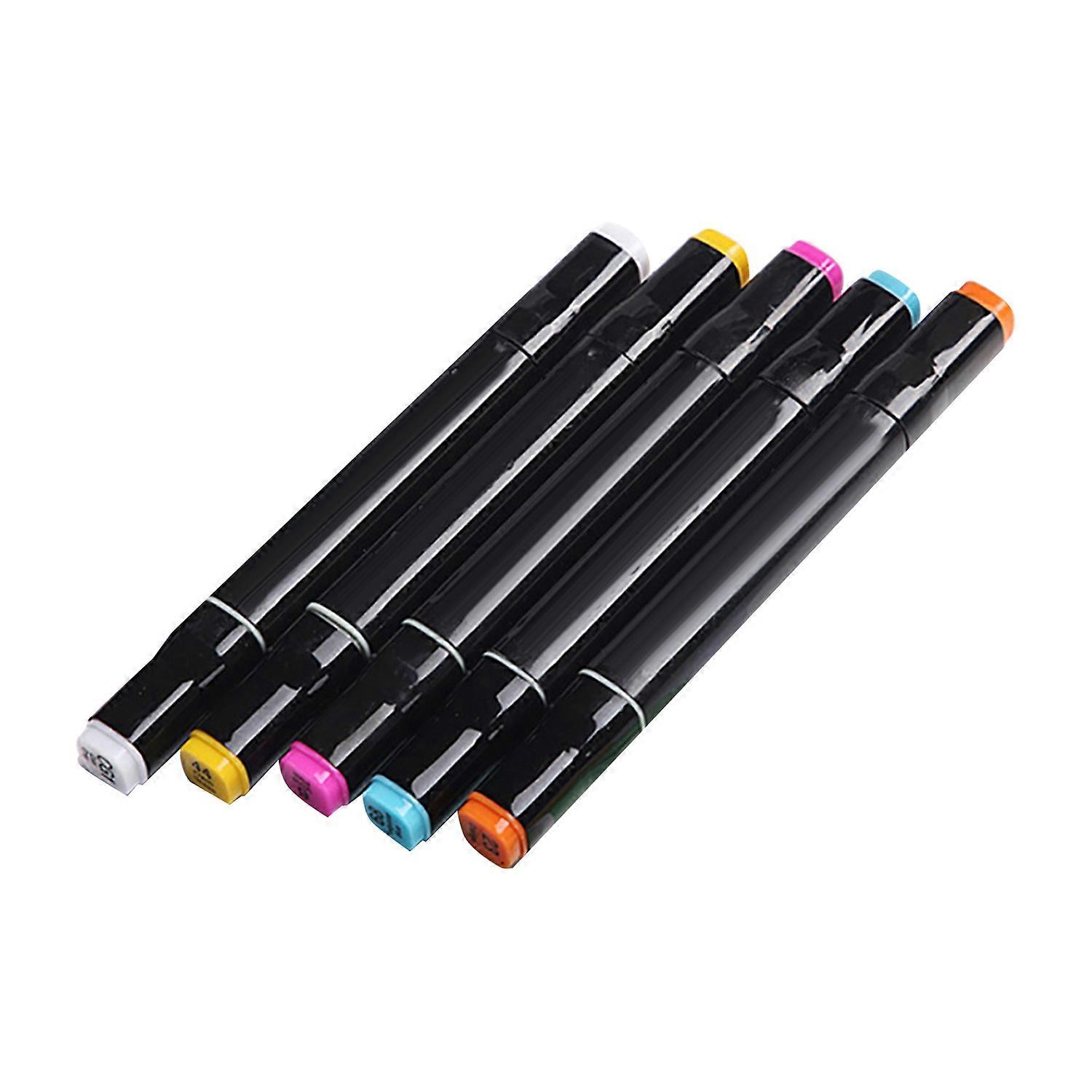 30 Colors Art Markers Set Double Tip Broad Fine Point Marker Pen with Carrying Bag Art Supplies for