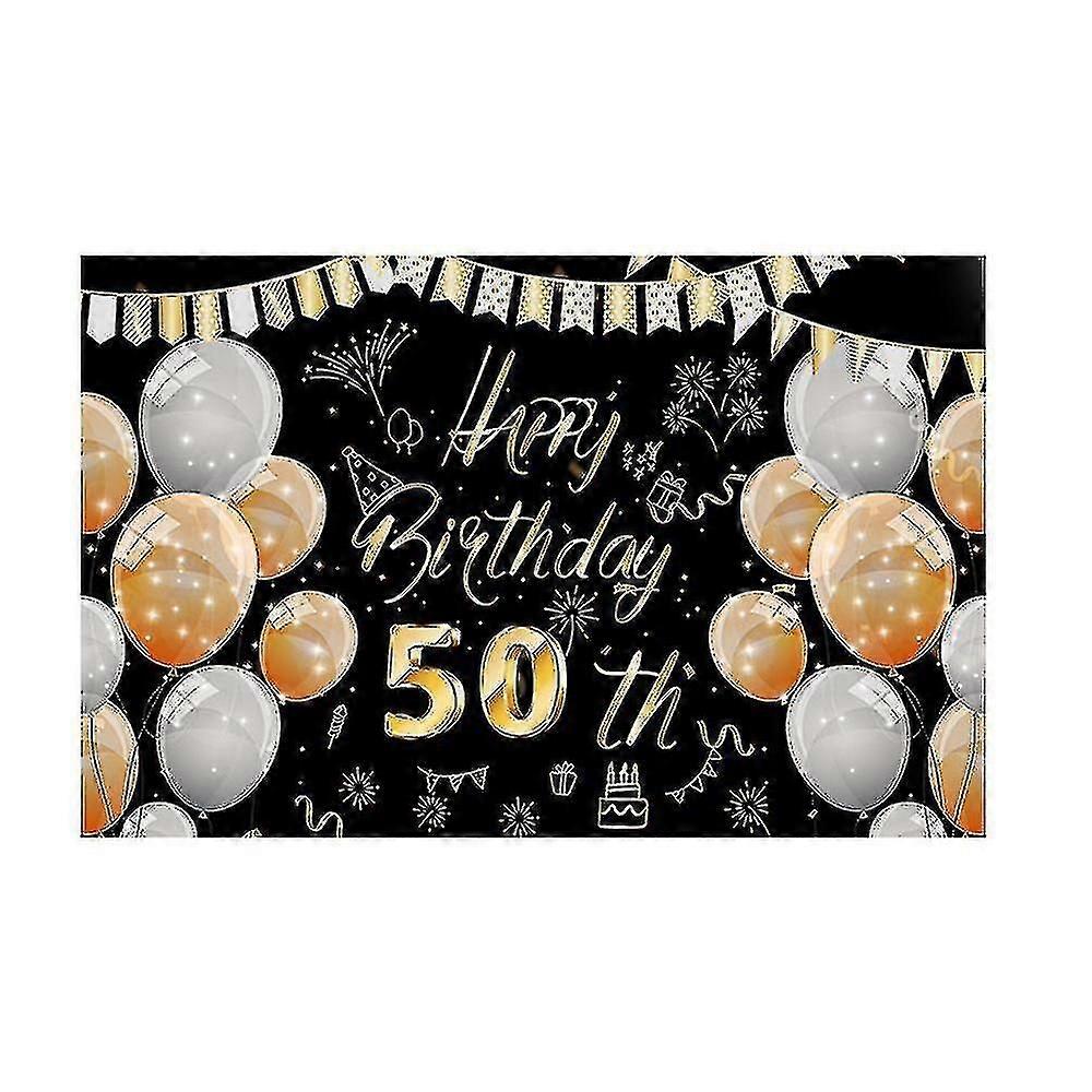 50th Anniversary Themed Background Big Decor Poster