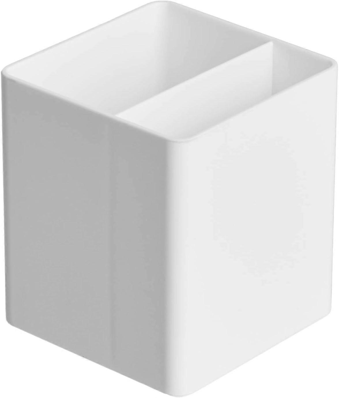 Plastic Organizer Pencil Holder White