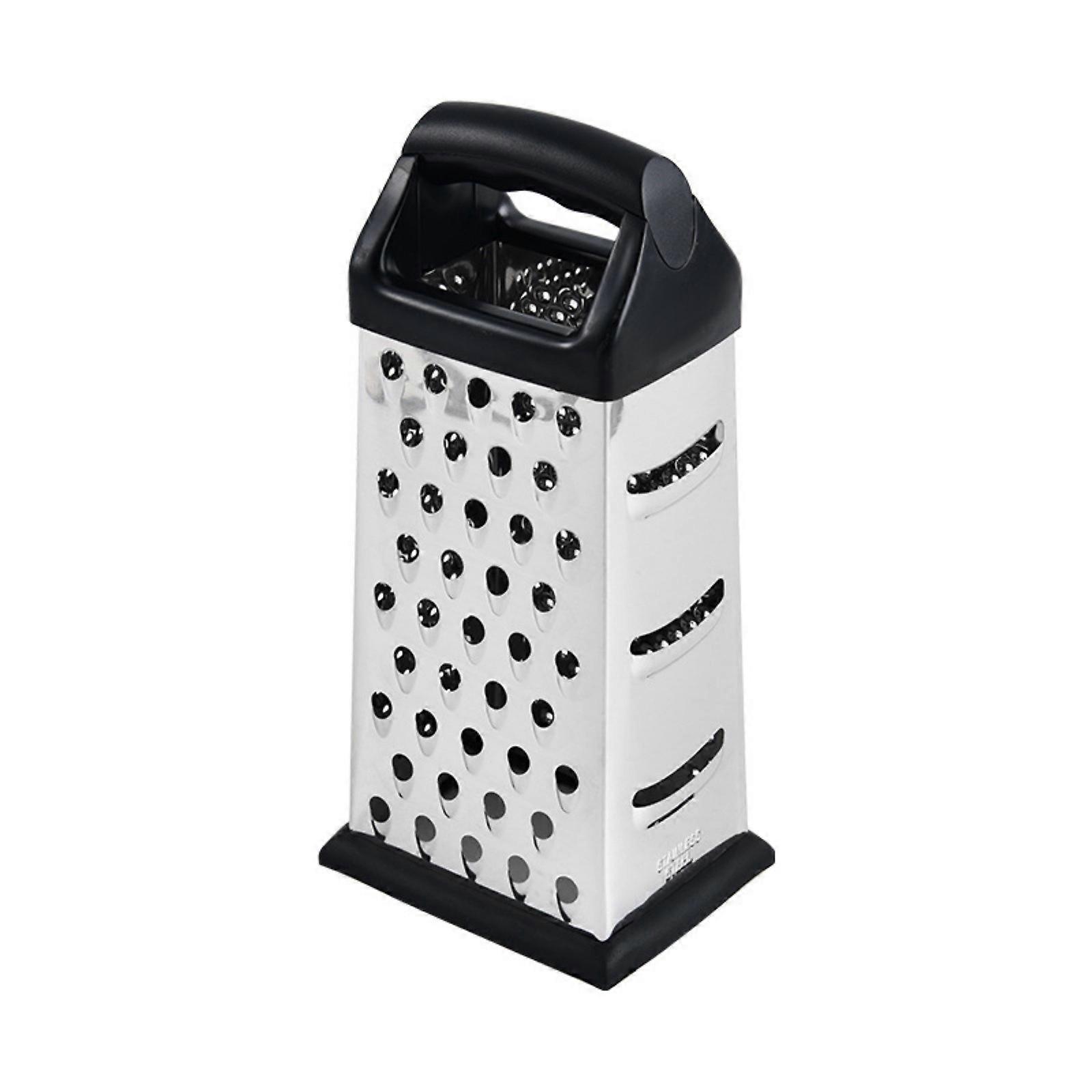 Stainless Steel Four-Sided Grater, Multi-Function Four-in-One Cheese Grater