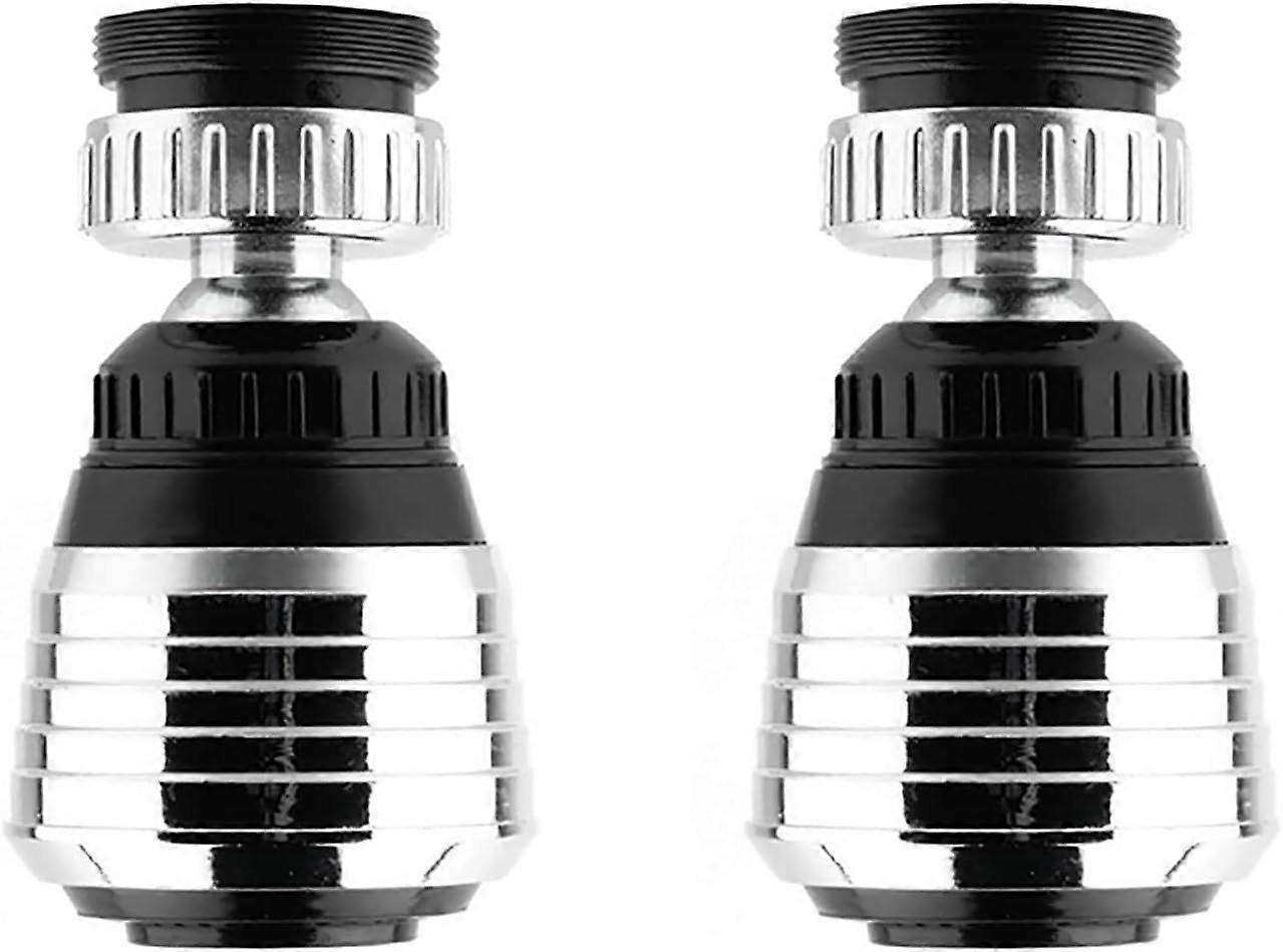 2 Pack 360 Rotate Swivel Water Saving Tap Aerator Diffuser Faucet Nozzle Filter Adapter
