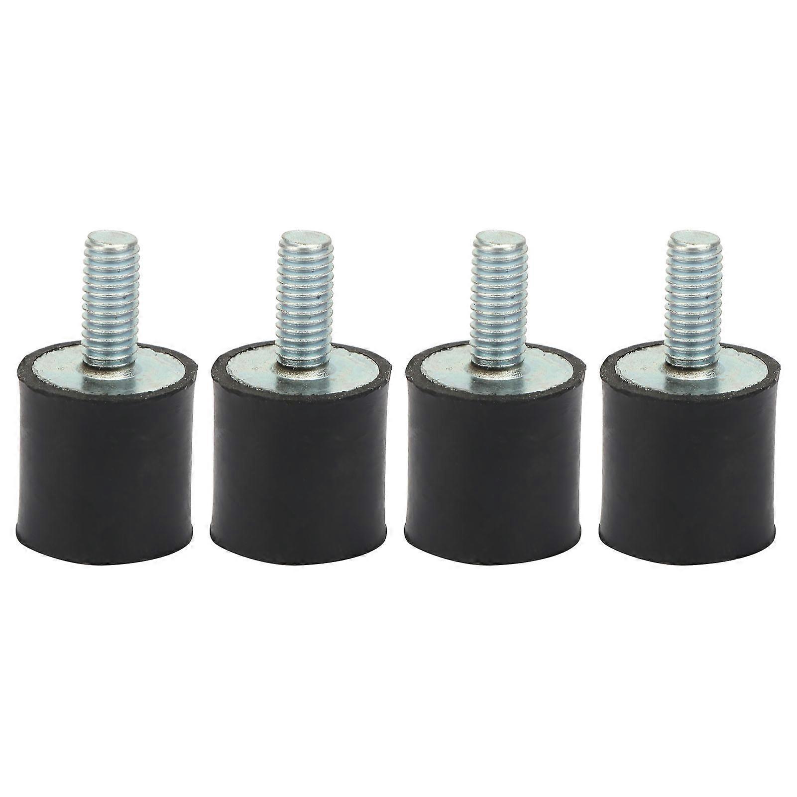 Heaveant Rubber Mount, 4pcs M3/M5/M6 Rubber Mounts Anti Vibration Silentblock Car Boat Bobbins (VD15*15 M5*12)
