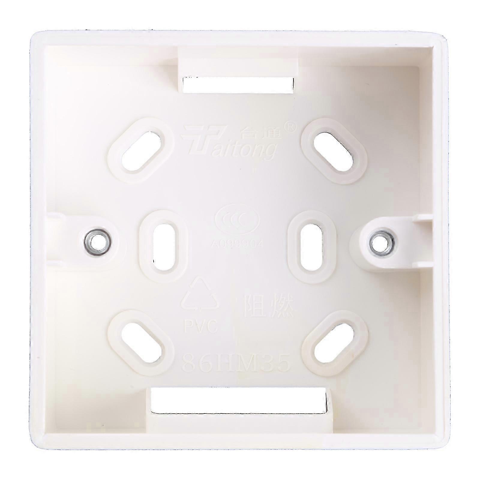 86 Type Wall Switch Box Electrical Outlet Junction Box Surface Mount Backbox
